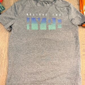 Kids Gray 'Believe the Hype' Graphic Tee